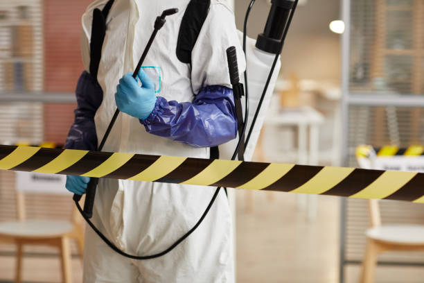 Professional Biohazard Cleanup technician working in Meridian, ID